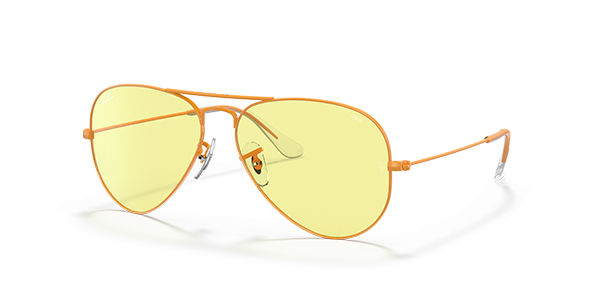 Ban Aviator Solid Evolve Solbriller in Orange and Yellow Red Photochromic, replika ban online